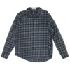 Gray Plaid Flannel Button Down