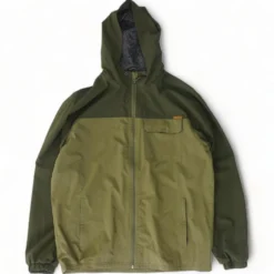 Olive Color Block Lightweight Jacket