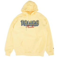 Yellow Embroidered Detail Hoodie