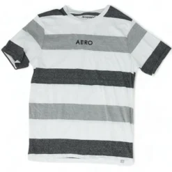 Aeropostale Multi Striped Crewneck T-Shirt