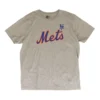 NEW ERA Gray Solid Logo New York Mets T-Shirt