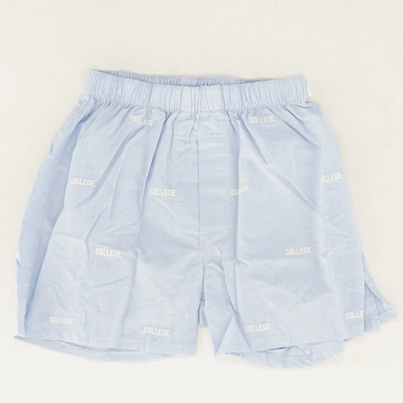 Blue Embroidered Detail Boxers 1 Blue Embroidered Detail Boxers