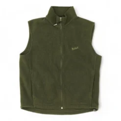 Woolrich Green Solid Fleece Vest