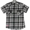 Charcoal Check Short Sleeve Button Down