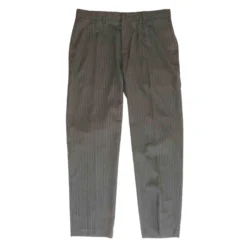 Charcoal Striped Chino Pants