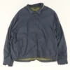 Vintage Full-Zip Navy Windbreaker Bomber Jacket
