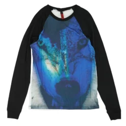 Multi Graphic Henley T-Shirt