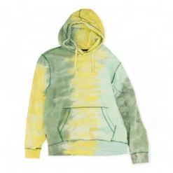 PRIMITIVE Green Tie Dye Hoodie Pullover