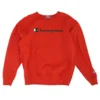 Champion Red Solid Sweatshirt