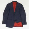 Pure Wool 130's Navy Striped Havana Suit Jacket