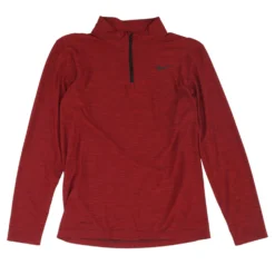 Nike Maroon Solid 1/4 Zip
