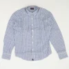 Almaden Blue Plaid Long Sleeve Button Down