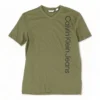 Calvin Klein Green Graphic V Neck T-Shirt