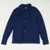 Indigo Solid Long Sleeve Button Down
