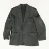 Vintage Blazer-Jacket In Black Leather