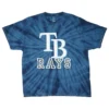 Blue Tie Dye Devil Rays Crewneck T-Shirt