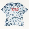 NEW ERA Blue Tie Dye Graphic T-shirt