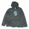 Gray Solid Seattle Kraken Hoodie