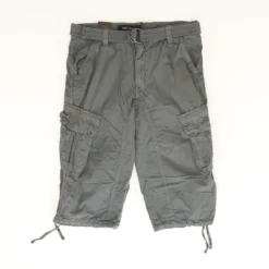 Xray Gray Solid Cargo Shorts