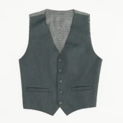 N/A Gray Solid 3pc Suit -Cheap Strengthro Store 2ea807df f4ab 406a 8861 a22968354f41