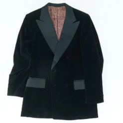 60's Union-Made Velvet Double-Breasted Sport Coat