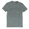 Aeropostale Charcoal Solid Graphic/logo T-Shirt