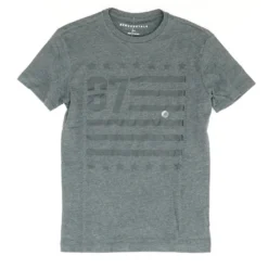 Aeropostale Charcoal Solid Graphic/logo T-Shirt