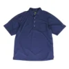 Navy Solid Short Sleeve Polo