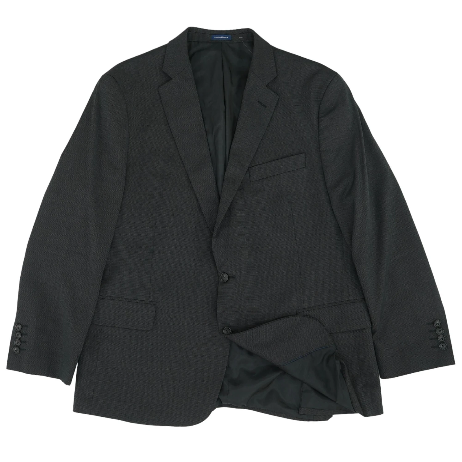 Charcoal Solid Sport Coat