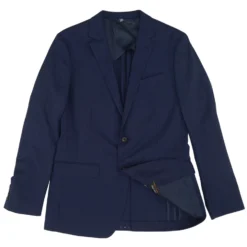 Navy Plaid Sport Coat