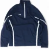 Under Armour Navy Striped 1/4 Zip Pullover