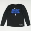 Nike Black Solid Orlando Magic Graphic/logo T-Shirt