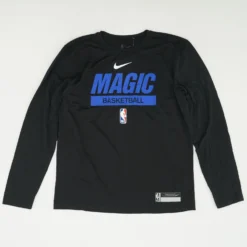 Nike Black Solid Orlando Magic Graphic/logo T-Shirt