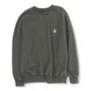 Kangol Charcoal Embroidered Detail Sweatshirt Pullover