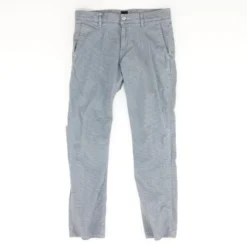 Boss Blue Geometric Chino Pants