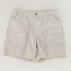Beige Cargo Shorts