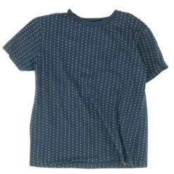 Navy Polka Dot Crewneck T-Shirt