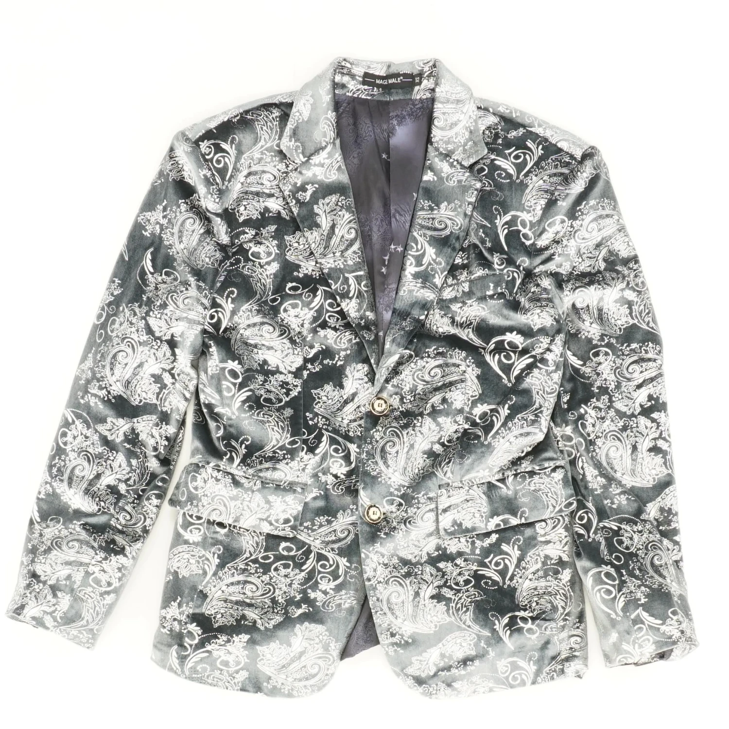 Gray Paisley Sport Coat