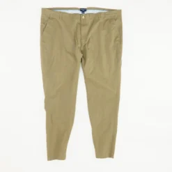 Brown Graphic Chino Pants