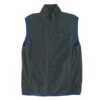 Charcoal Solid Fleece Vest