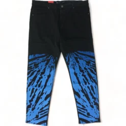 Black Graphic Skinny Jeans