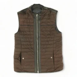 Blue Solid Reversible Leather Vest -Cheap Strengthro Store 6f8fcc42 c58f 47c4 afa0 4bb8260340c9