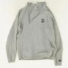 ADIDAS Gray Embroidered Detail Hoodie