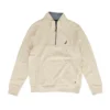 Nautica Gray Solid 1/4 Zip