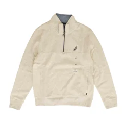 Nautica Gray Solid 1/4 Zip