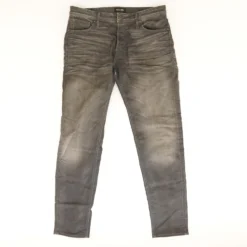 Jack & Jones Gray Solid Tapered Jeans