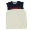 Fila White Color Block Tank