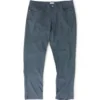 Gray Solid Five Pocket Pants