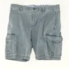 Tommy Bahama Blue Solid Cargo Shorts