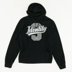 Black Embroidered Detail Hoodie